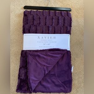 New Xavier Faux Fur Throw